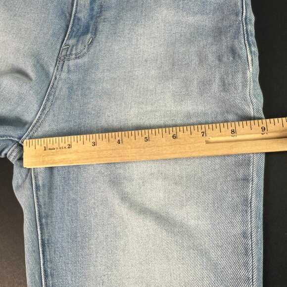 Rolla's Jean Women's 25x26* Dusters Boot Cut Light Blue Distressed Denim Tag 25 - Picture 14 of 16